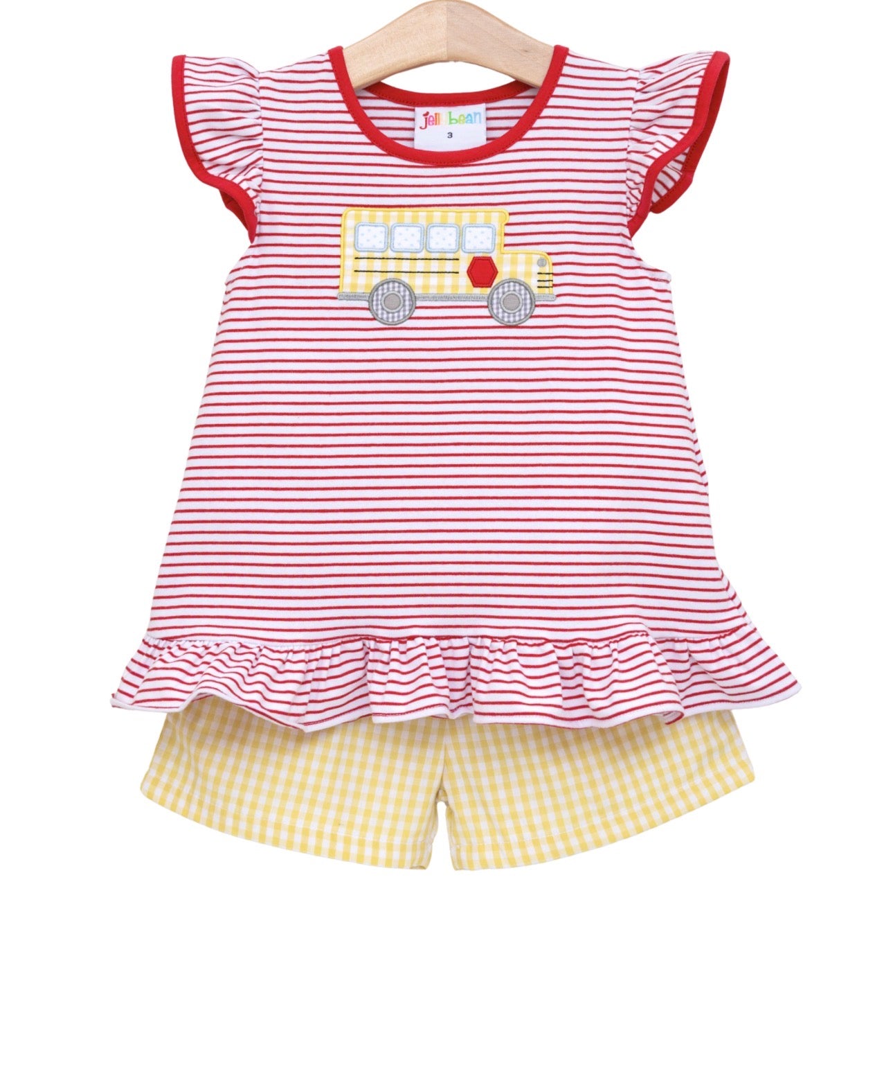 Bus Stop Ruffle Short Set