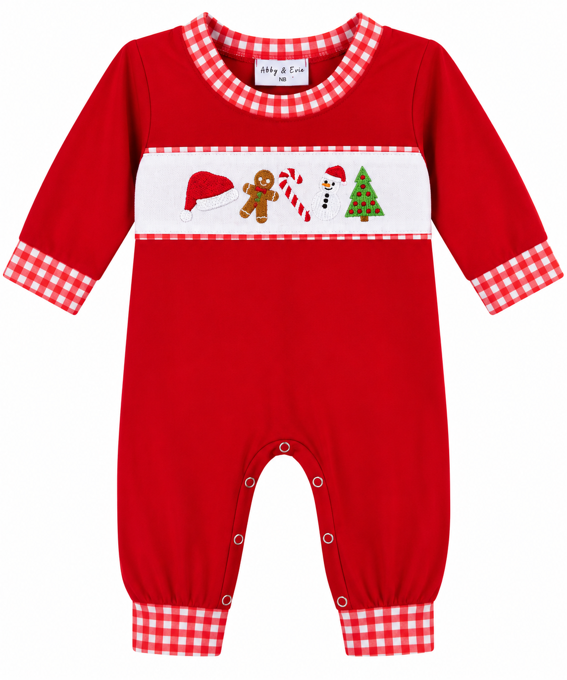 Red Holly Jolly Romper
