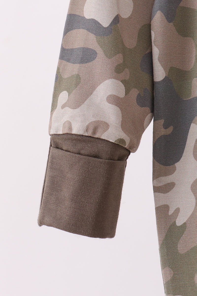 Camouflage Bamboo Zipper Sleeper