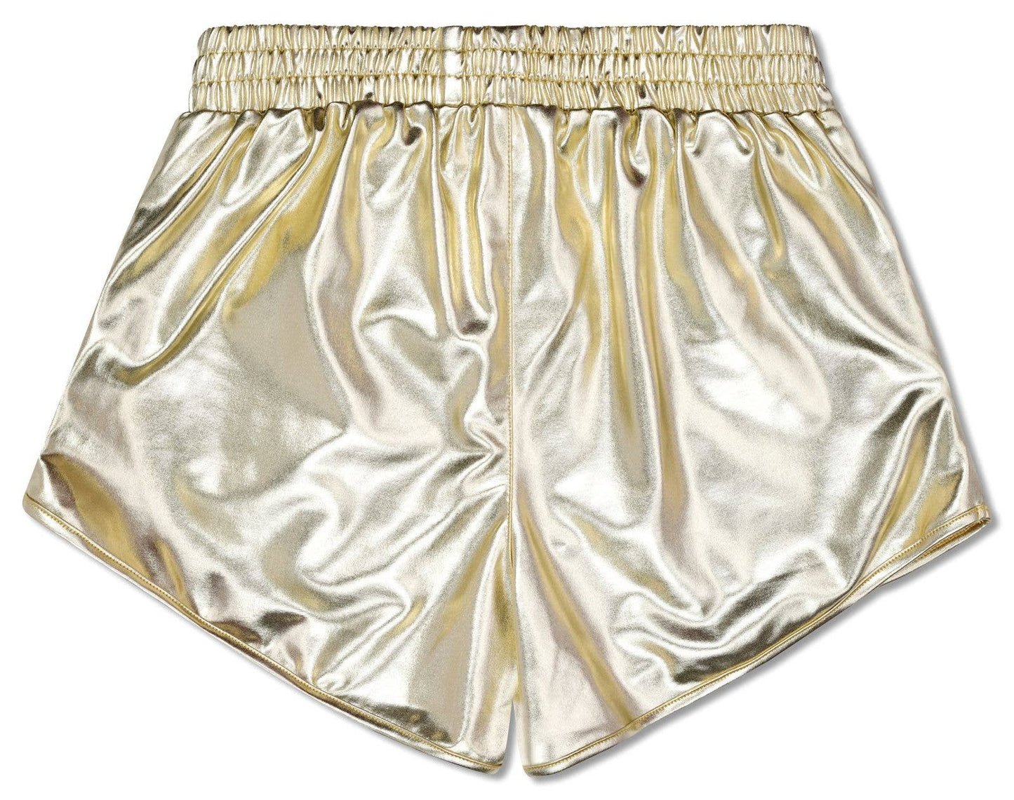 Gold Metallic Shorts- Tween