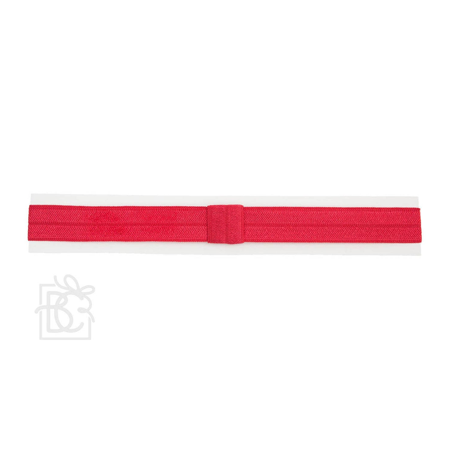SKINNY ELASTIC HEADBAND: RED / 0-3 Months
