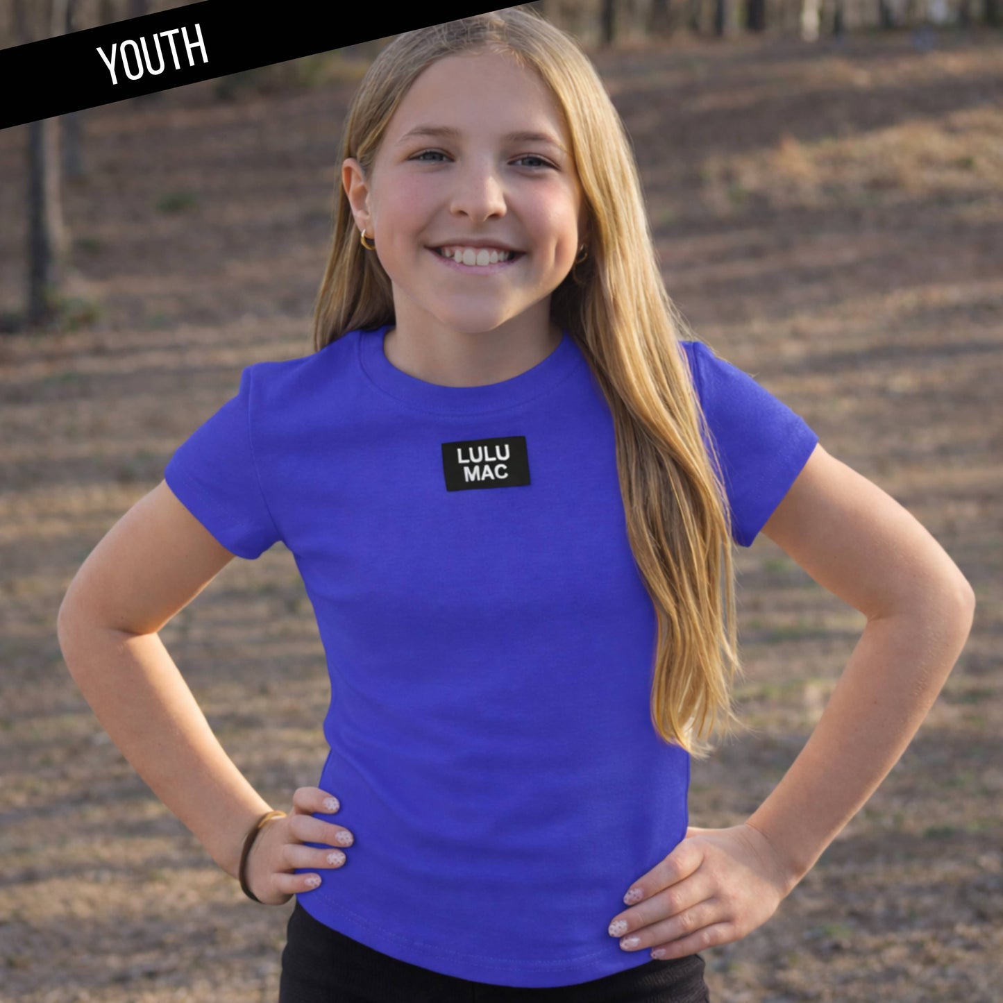 Kids Baby Doll Top - Royal: ROYAL
