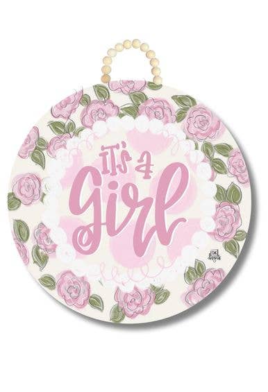 DK It's a Girl Large Hanger