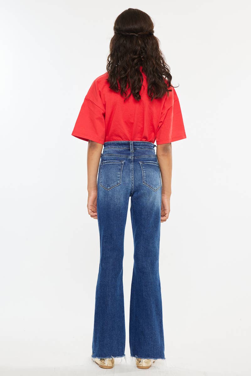 YOUTH OPEN PACK HIGH RISE BOOTCUT JEANS