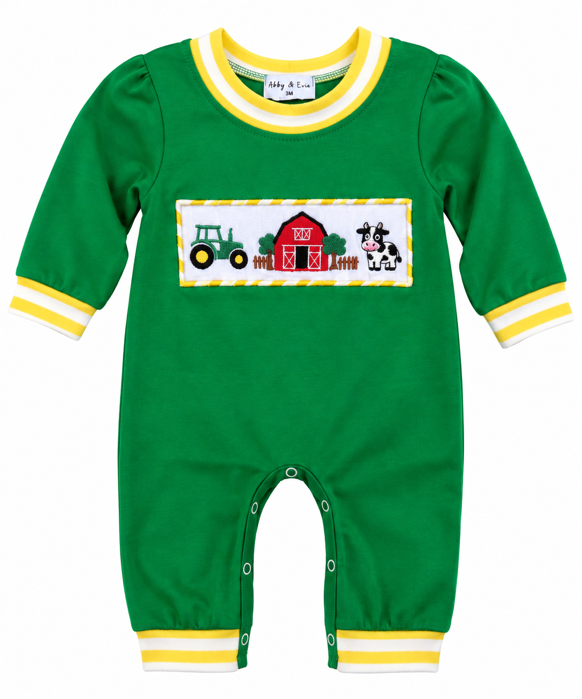 Green Farm Romper