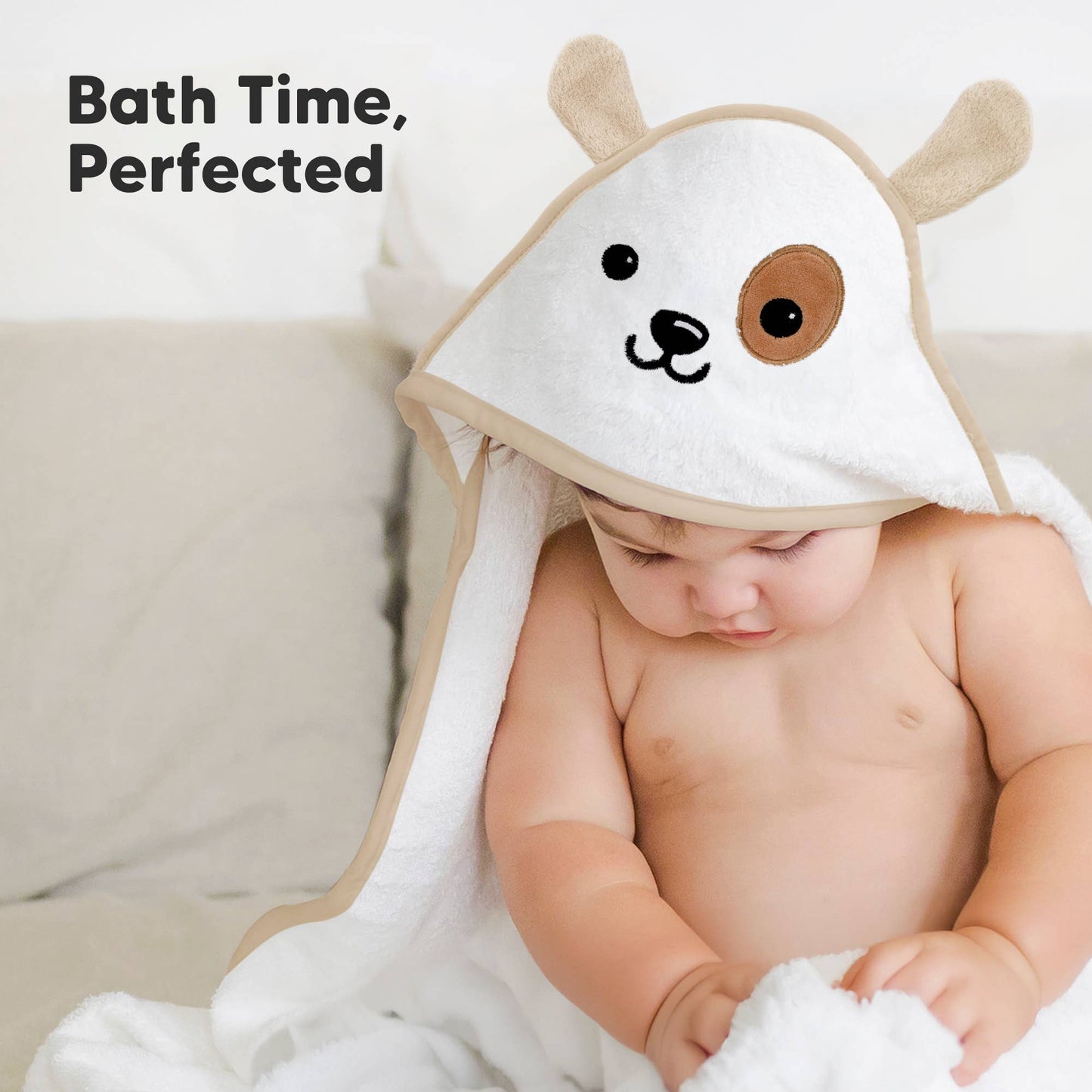 KeaBabies Cuddle Baby Hooded Towel: Unicorn