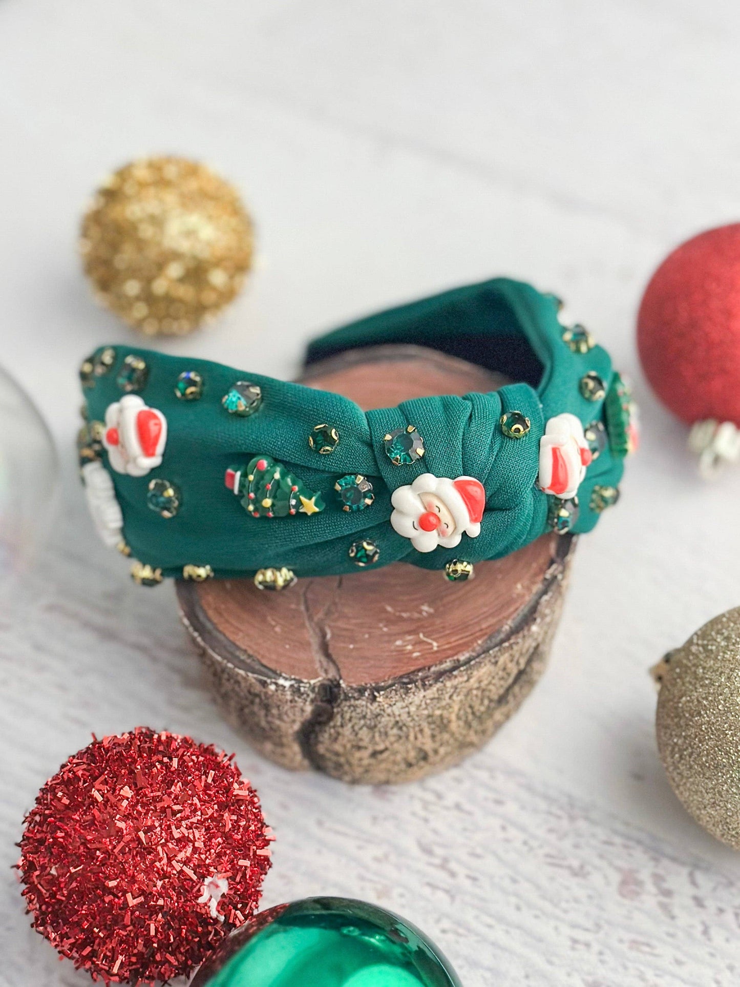 Santa Wonderland Green Headband