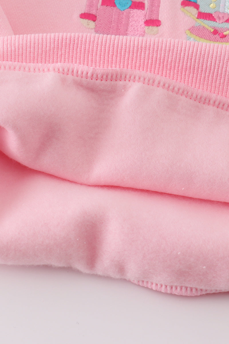 Pink Nutcracker Fleece Sweatshirt