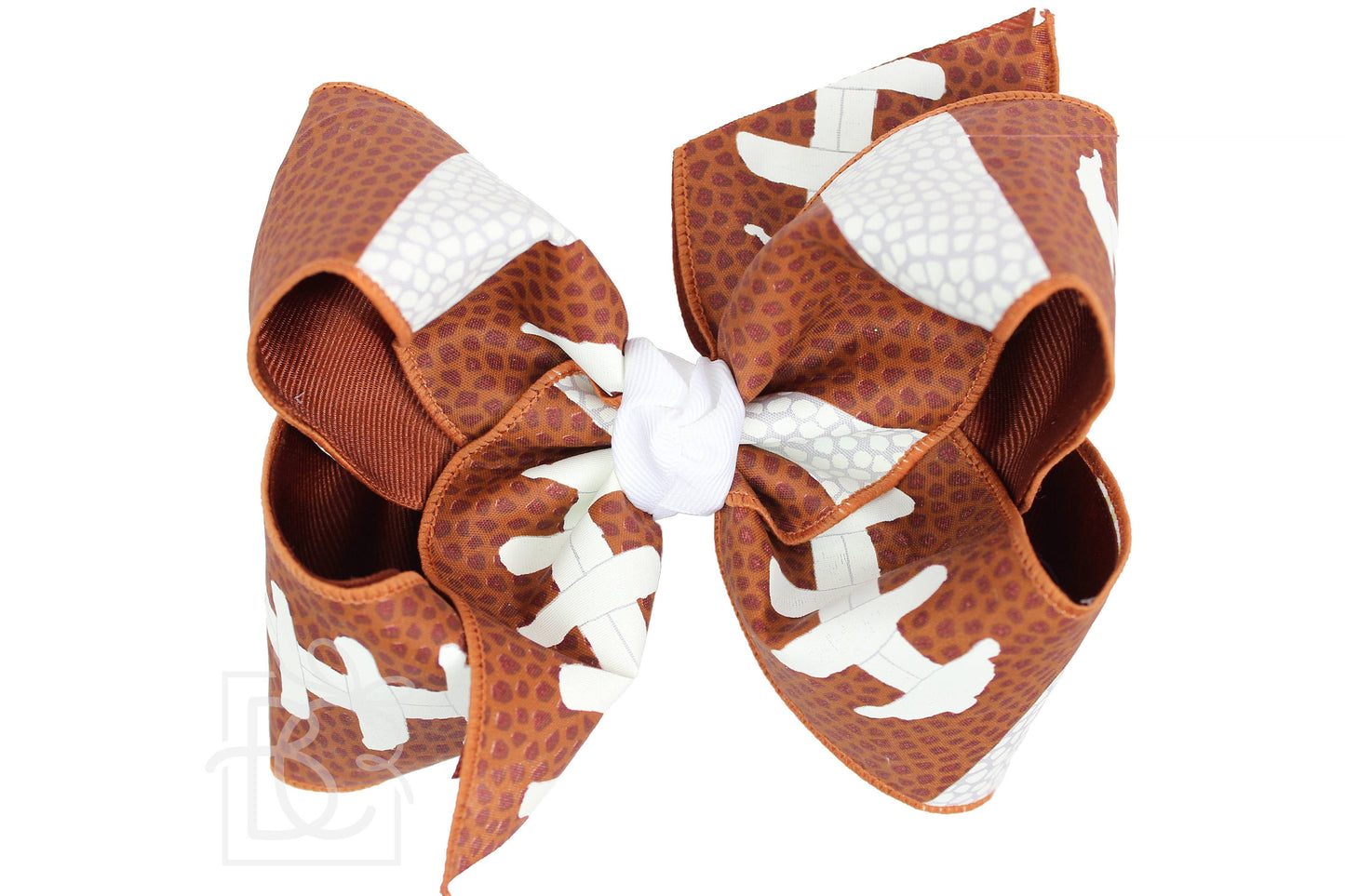 LAYERED FOOTBALL BOWS: 5.5" Huge