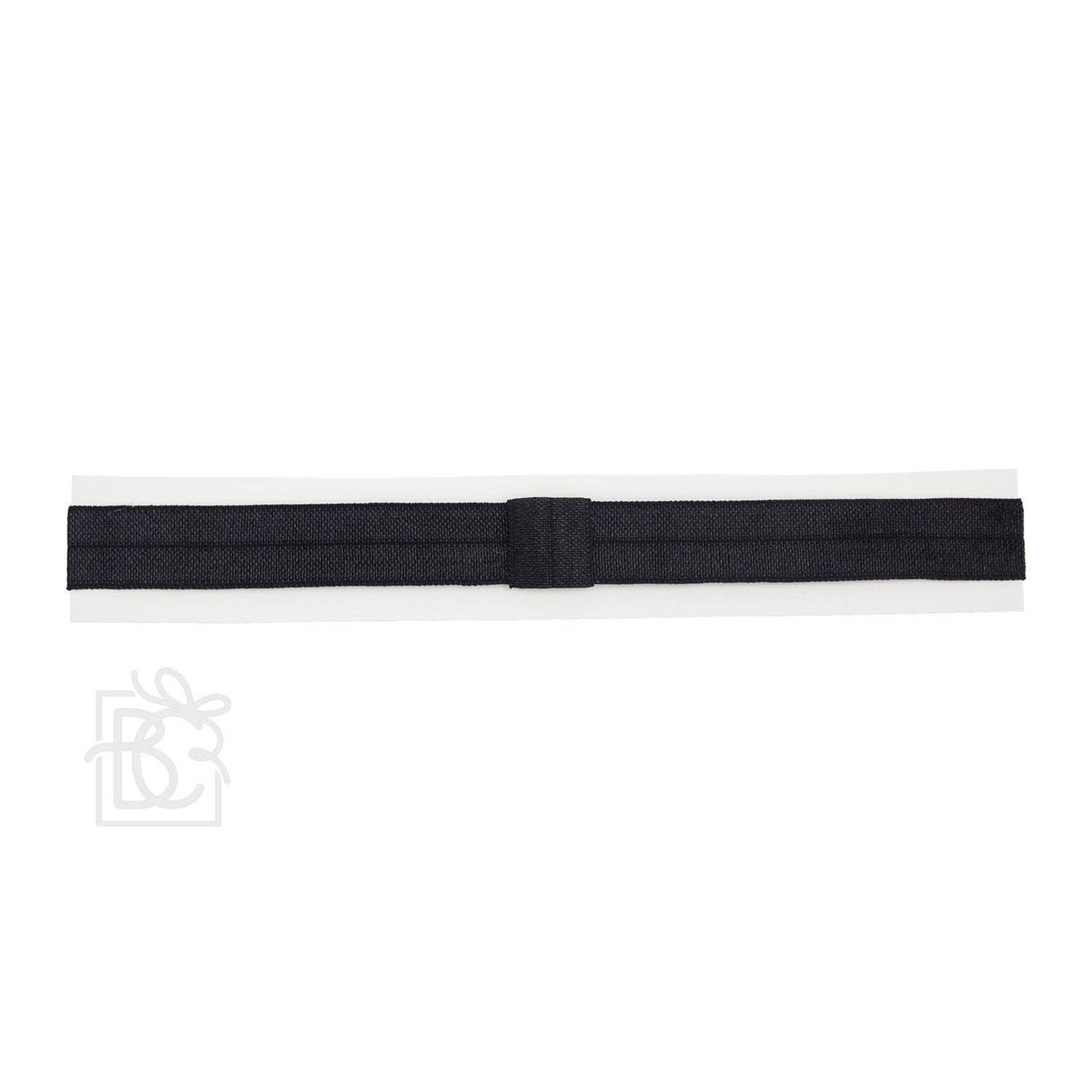 SKINNY ELASTIC HEADBAND: BLACK / 0-3 Months