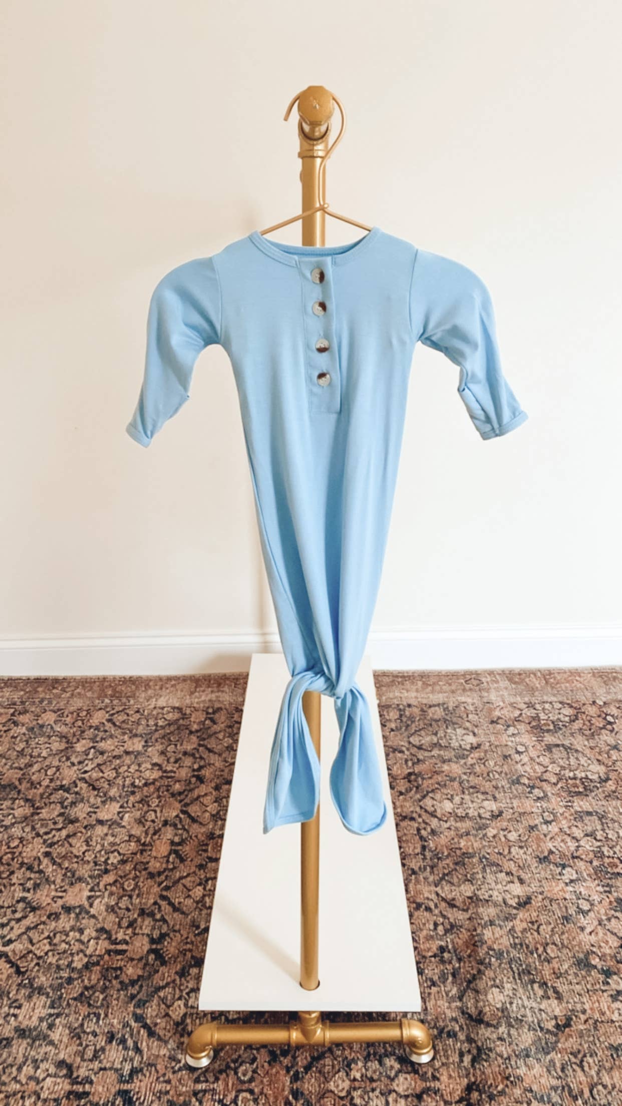 Baby Gown and Hat Sets - Baby Clothing: Baby Blue