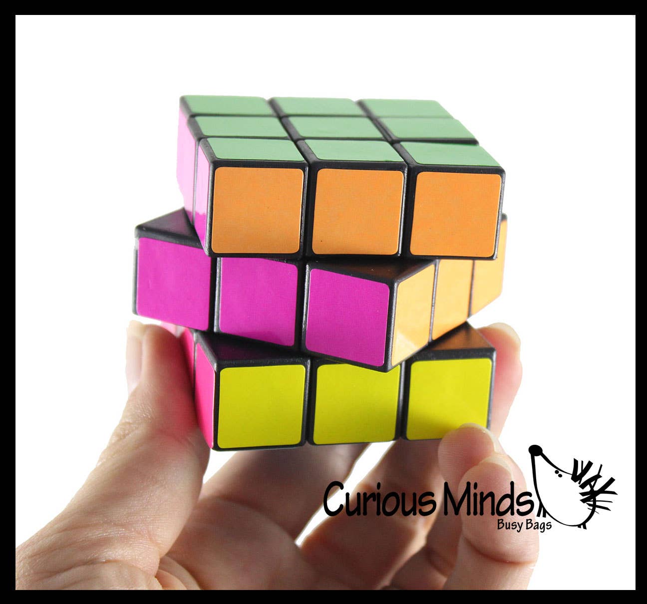 1 Neon 3x3 Multi-Colored Puzzle Speed Cube Games - Problem-