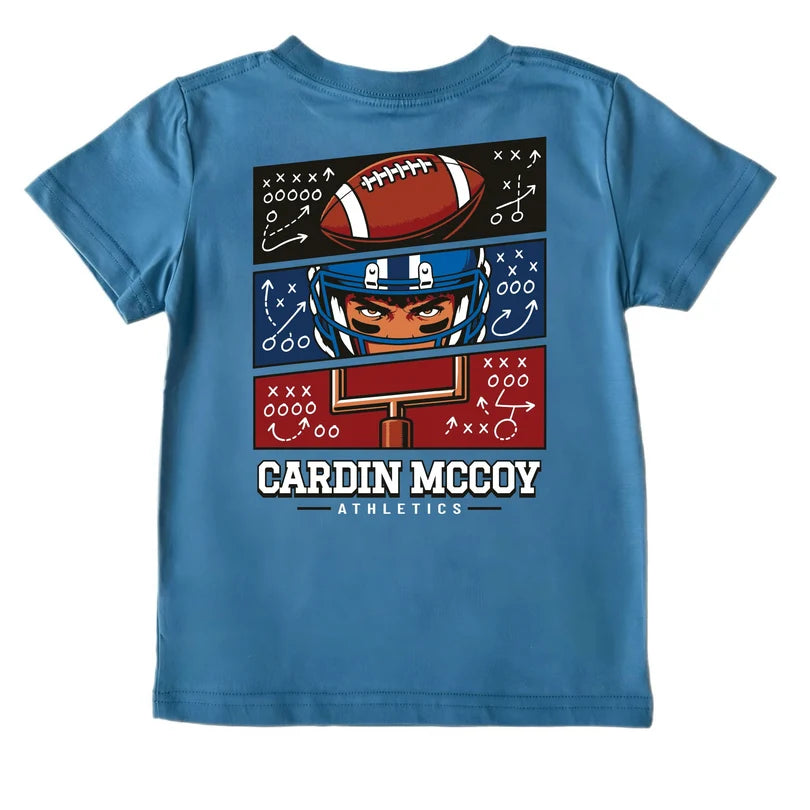 Kids' Football Grid Short-Sleeve Tee