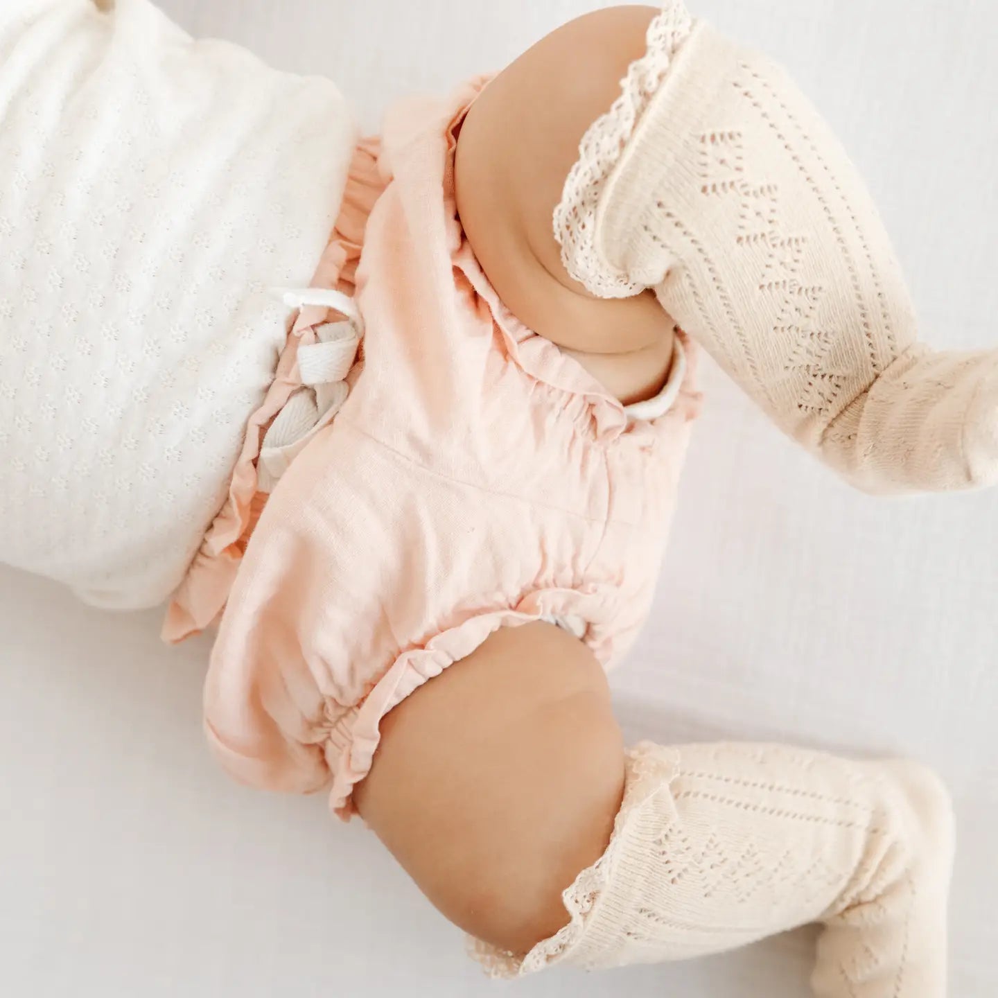 Vanilla Lace Knee High Socks