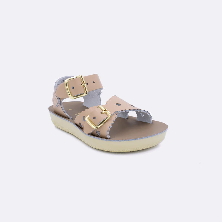 Sun-San Salt Water Sandals- Sweetheart- Latte- Infant