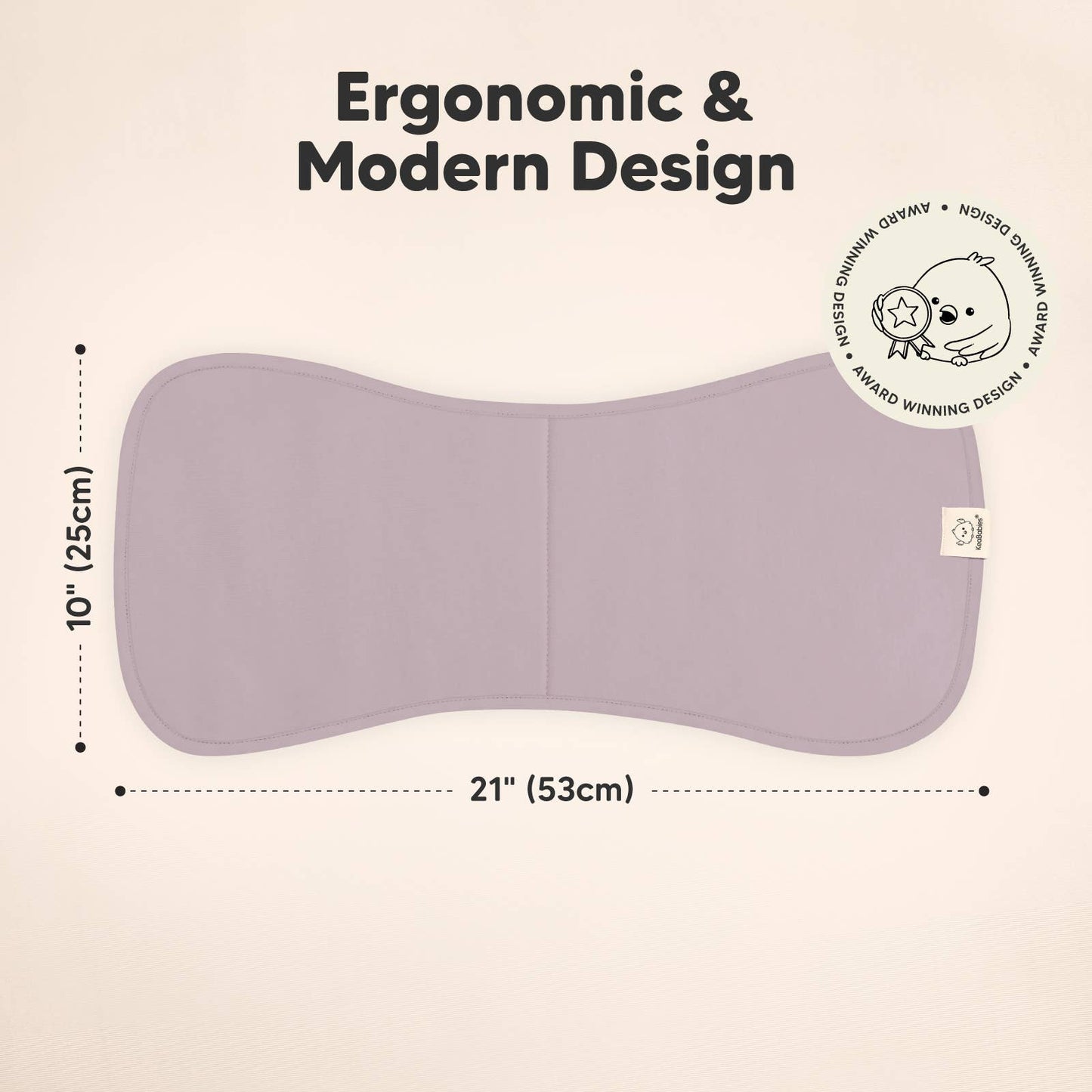 KeaBabies 5-Pack Urban Burp Cloths: Embrace