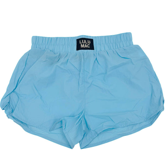 LULU MAC SOLID SHORTS- BLUE