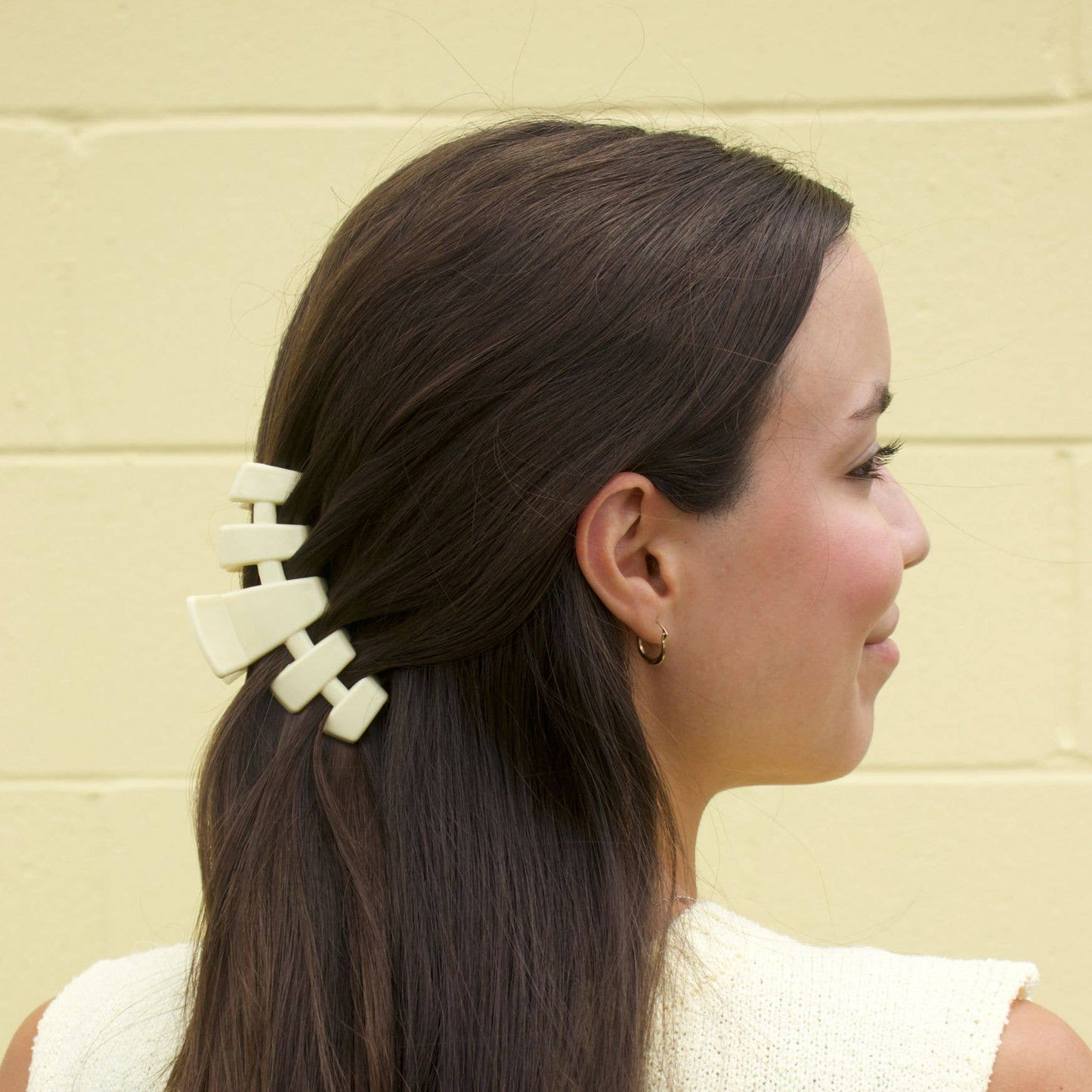 Classic Hair Clip | Medium | Butter Yellow