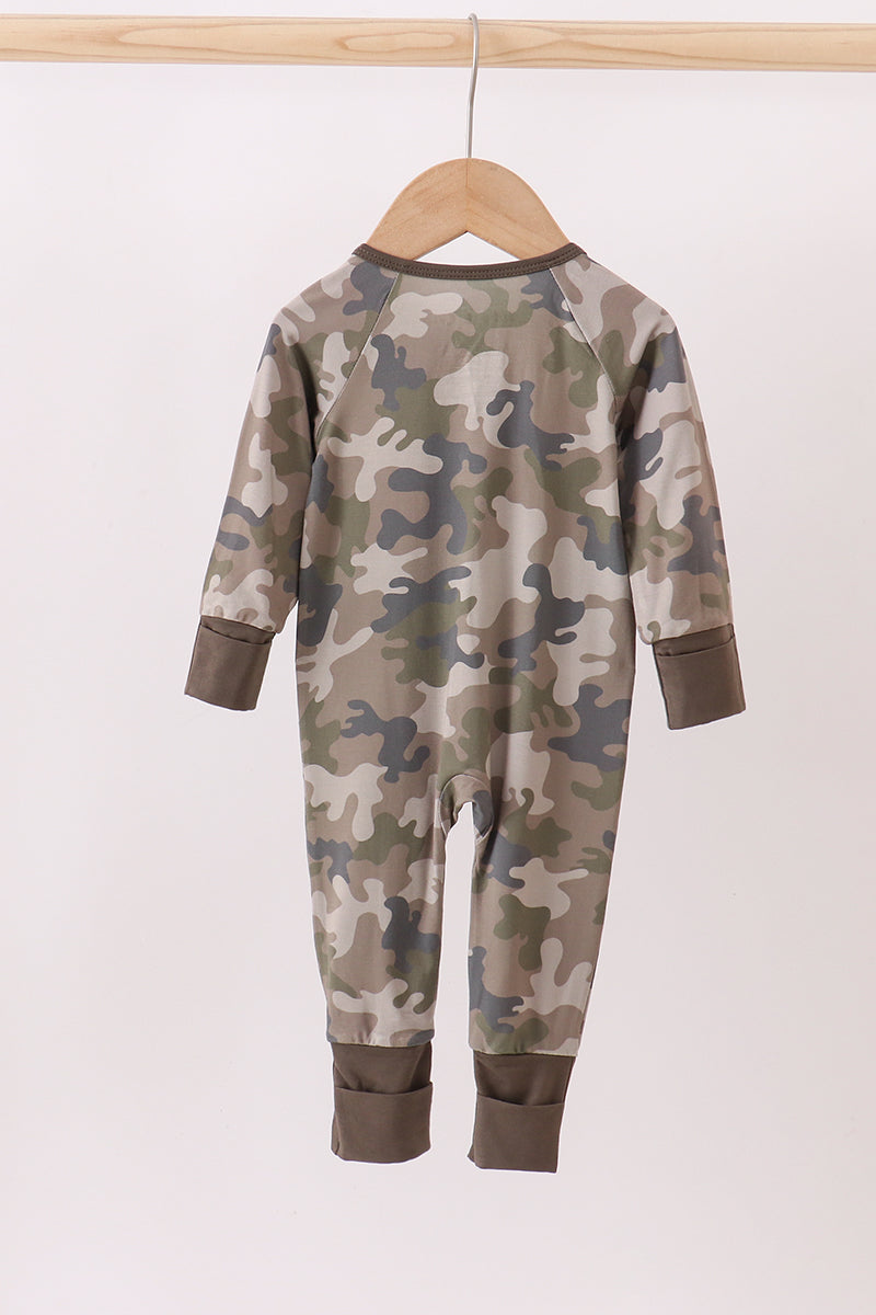 Camouflage Bamboo Zipper Sleeper
