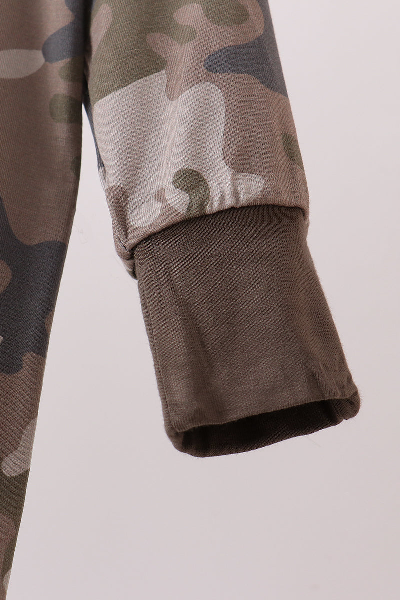 Camouflage Bamboo Zipper Sleeper