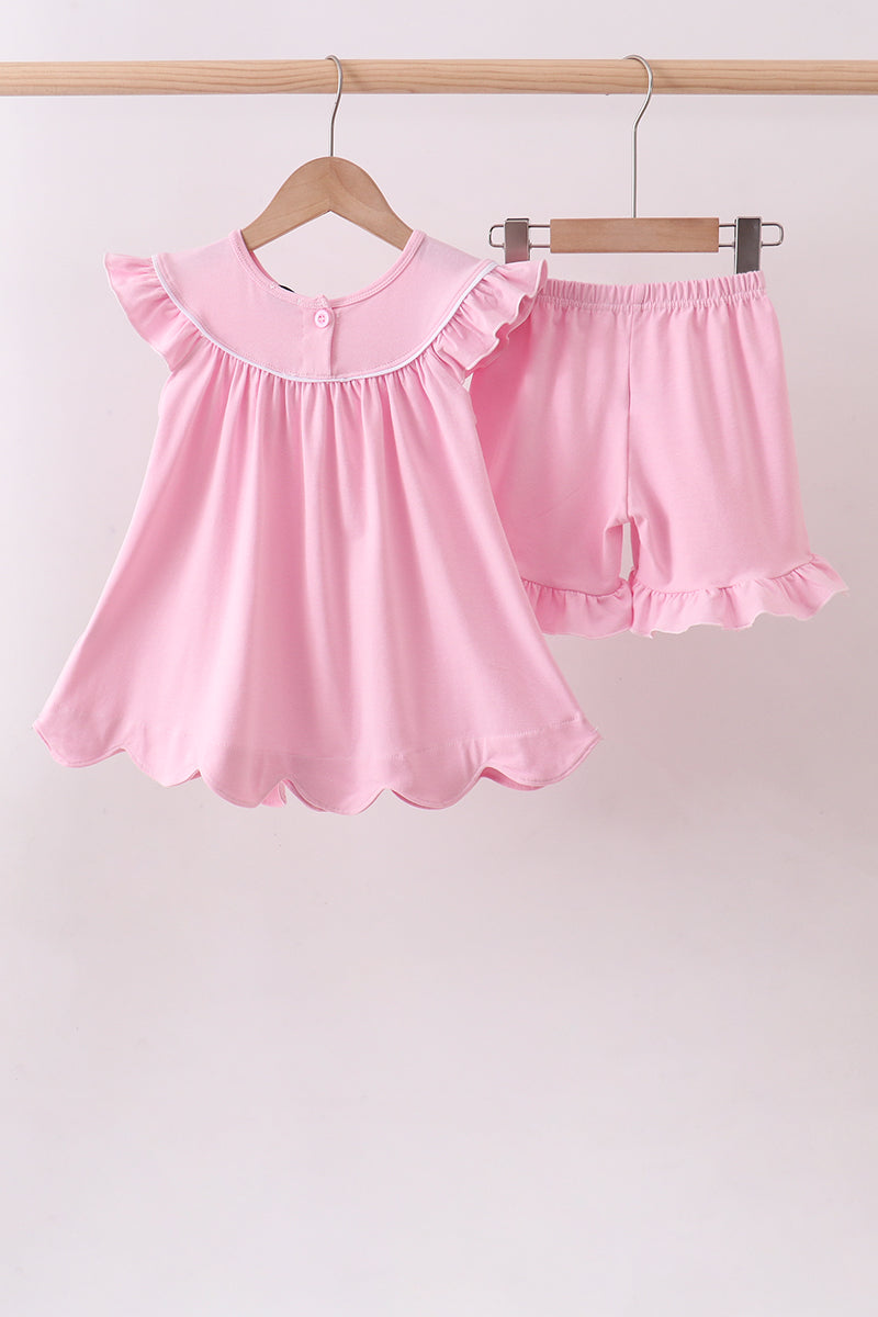Big Sister Ruffle Shorts Set