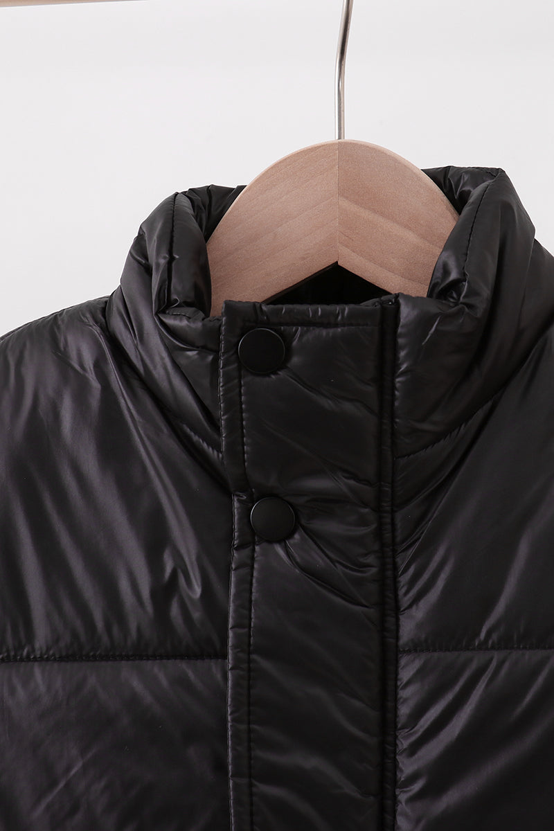Black Mom & Me Puffer Vest
