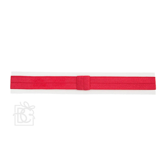 SKINNY ELASTIC HEADBAND: RED / 0-3 Months