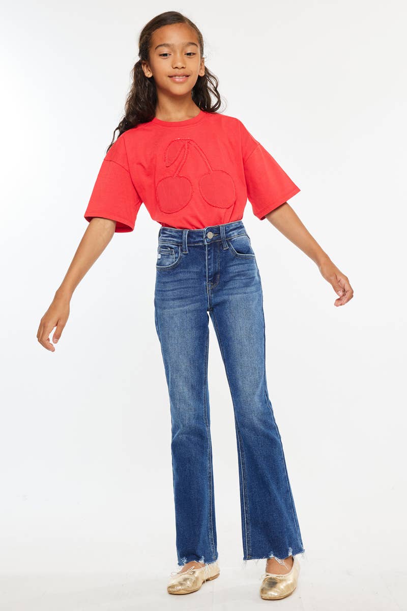 YOUTH OPEN PACK HIGH RISE BOOTCUT JEANS