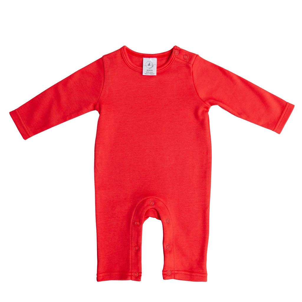 Unisex Long Sleeve Romper: Navy