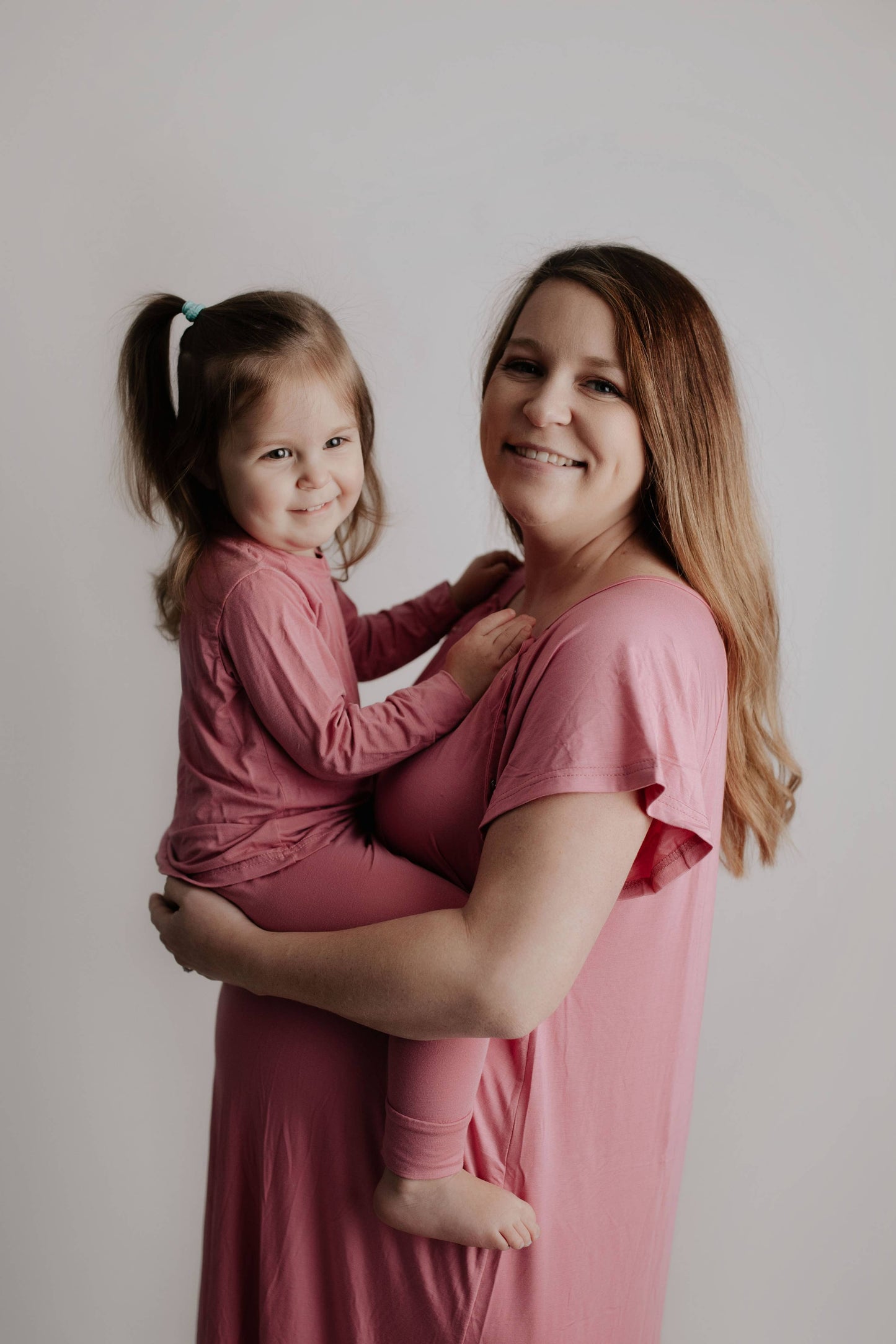 Rose Maternity Mommy Labor and Delivery/ Nursing Gown