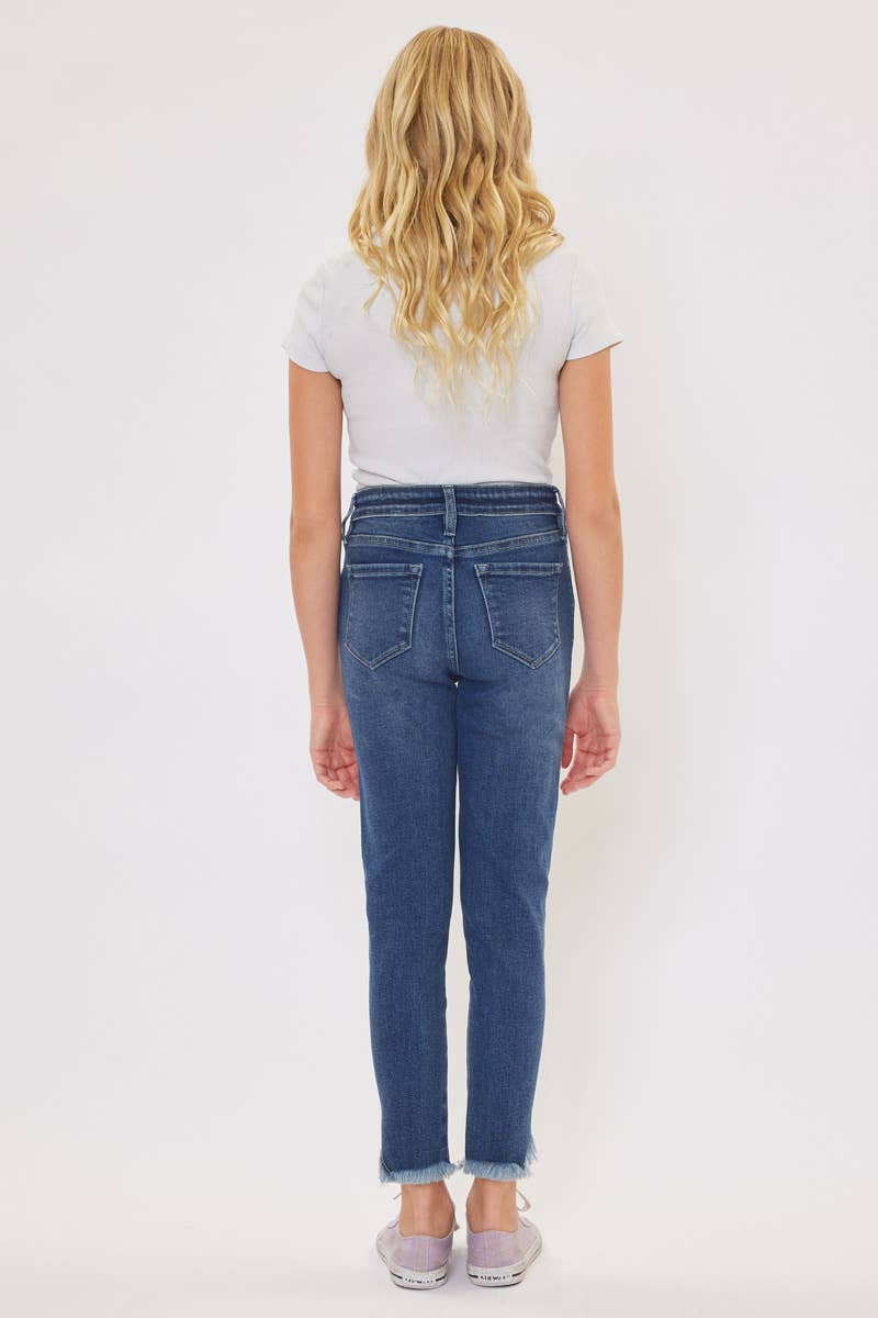 High Rise Ankle Skinny