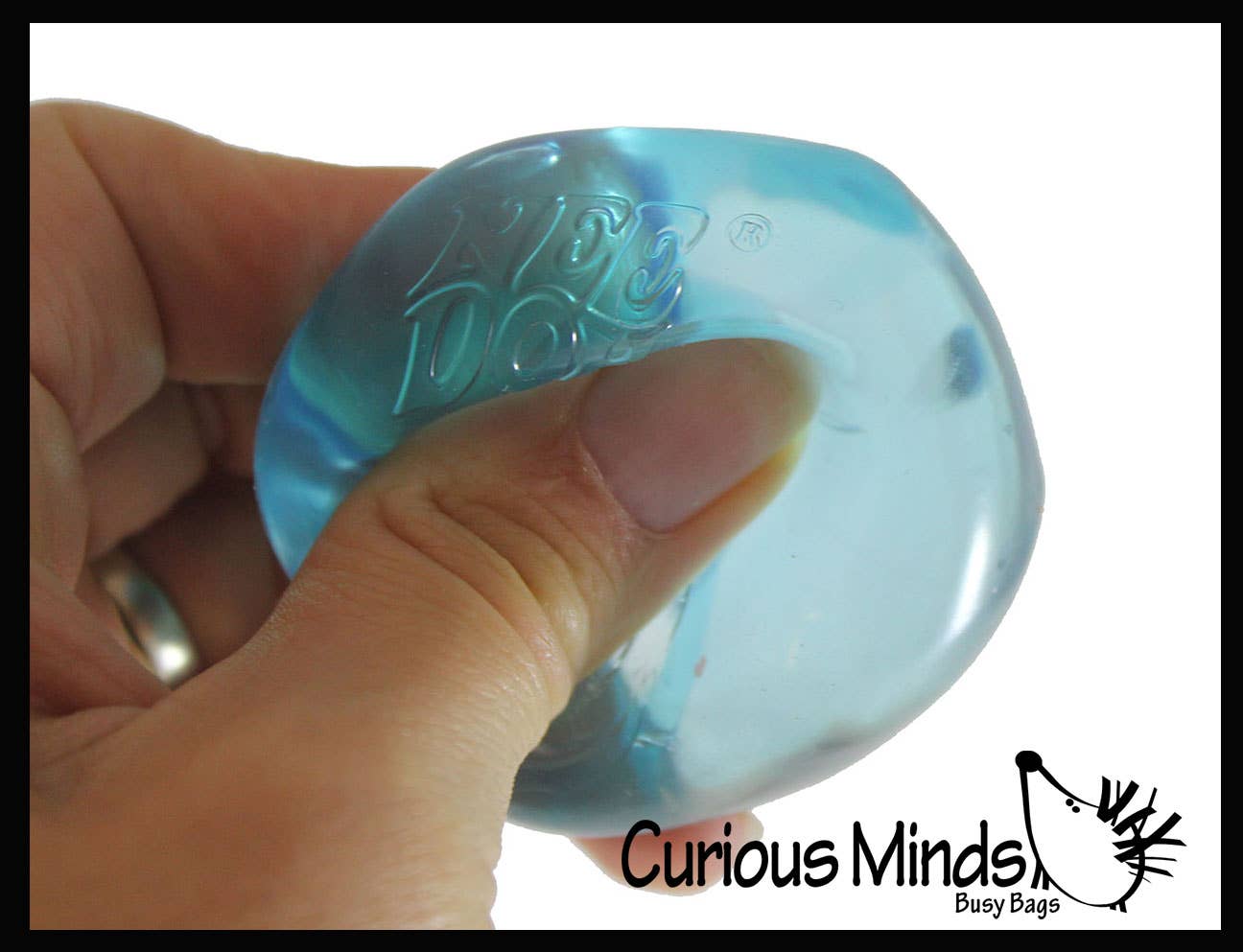 1 NeeDoh Teenie Nice Ice Cube Baby Ice Sugar Ball - Thick Gl
