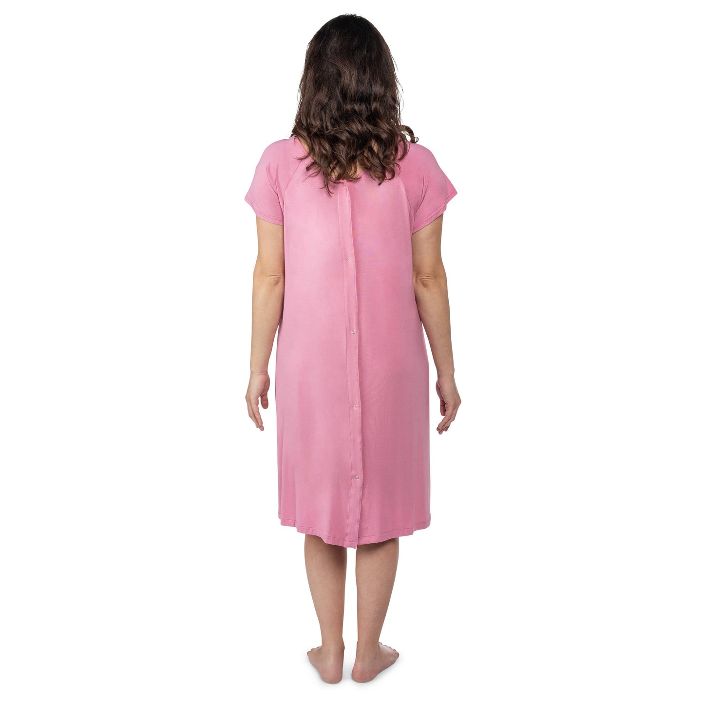 Rose Maternity Mommy Labor and Delivery/ Nursing Gown