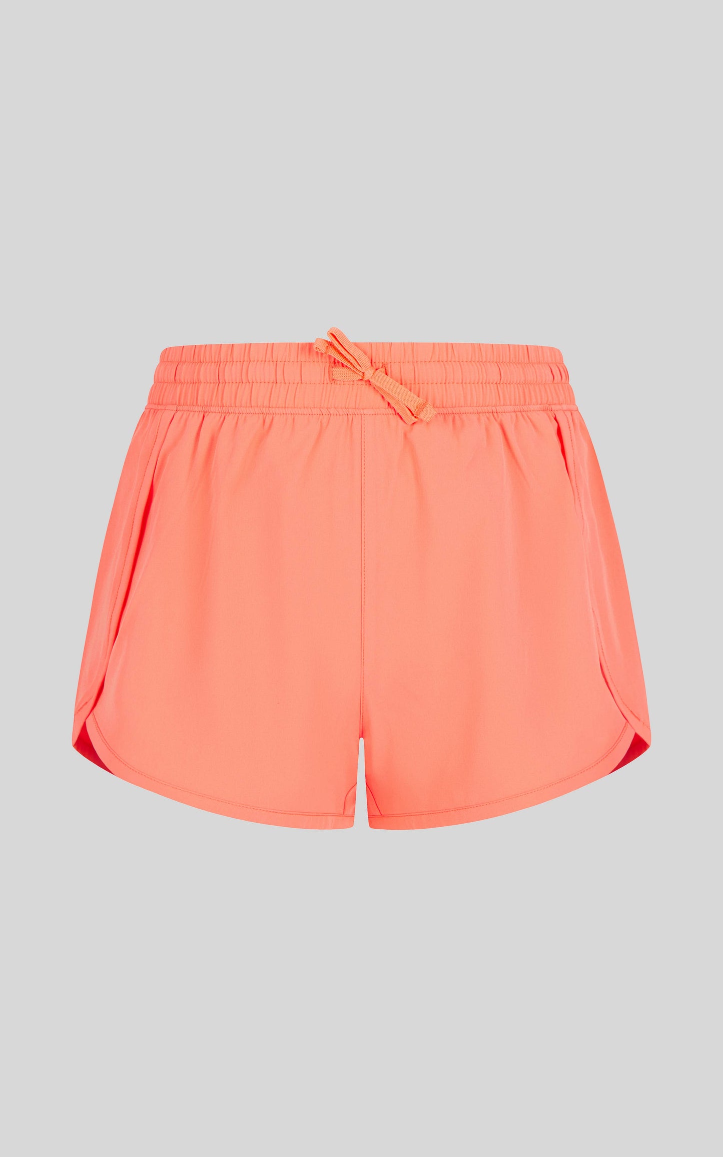 Girls Active Woven Running Shorts with Inner Panty: Fuchsia Coral
