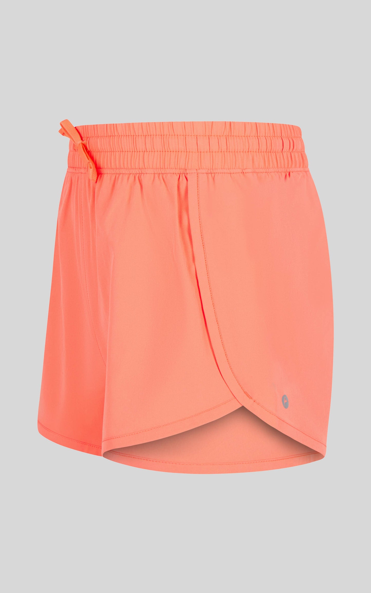 Girls Active Woven Running Shorts with Inner Panty: Fuchsia Coral