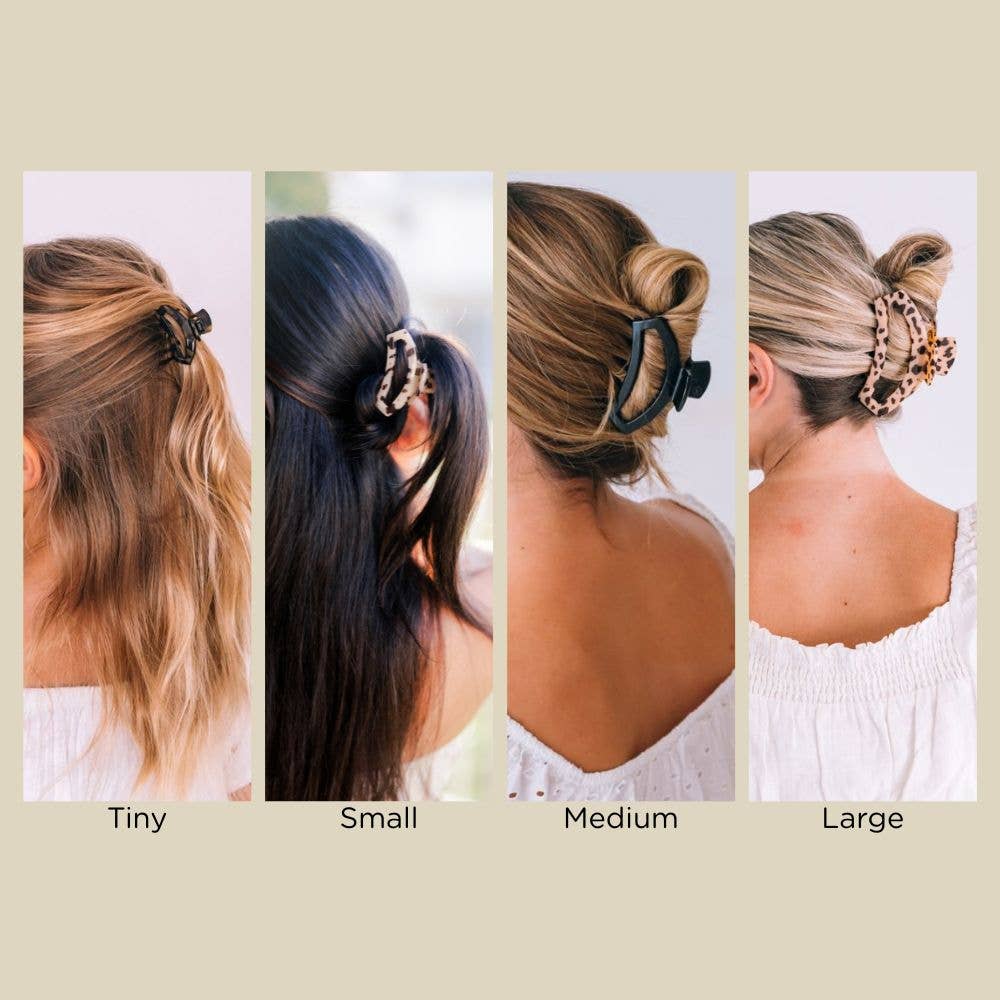 Open Hair Clip | Medium | Blonde Tortoise