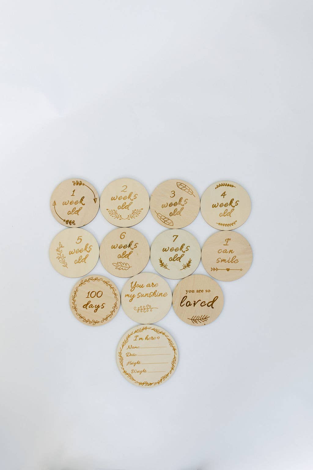 Baby Milestone Cards, Baby Keepsake Newborn gifts