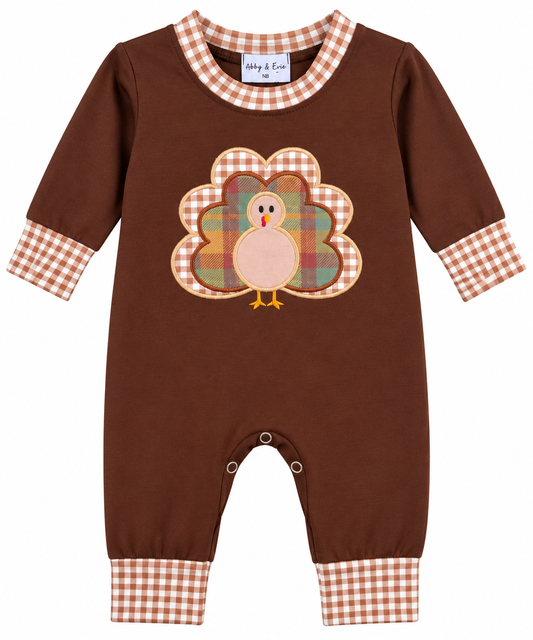 Brown Turkey Romper