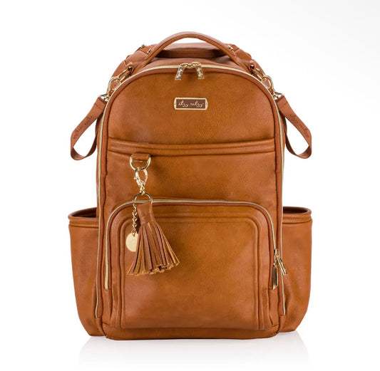 Cognac Boss Plus Backpack Diaper Bag