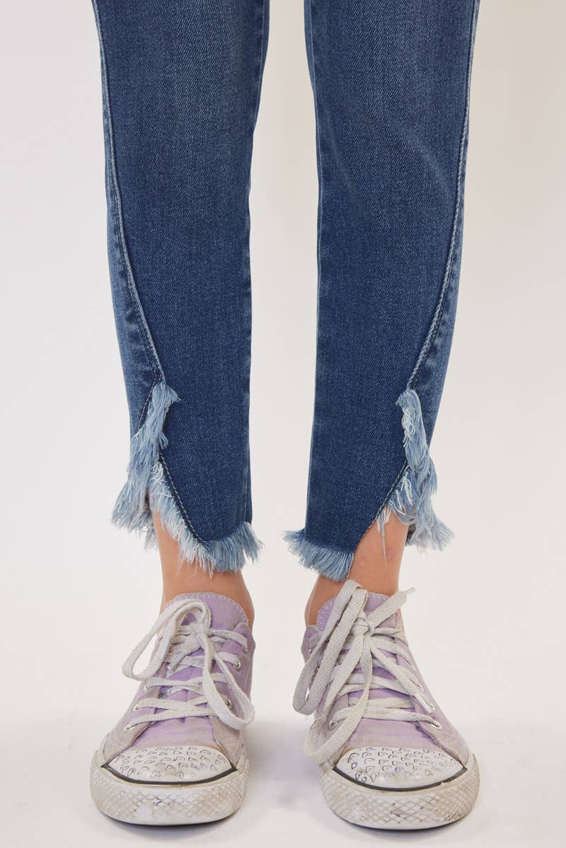 High Rise Ankle Skinny