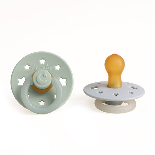 *NEW STYLES* Itzy Soother™ Natural Rubber Paci Sets: Glow 0-6 M