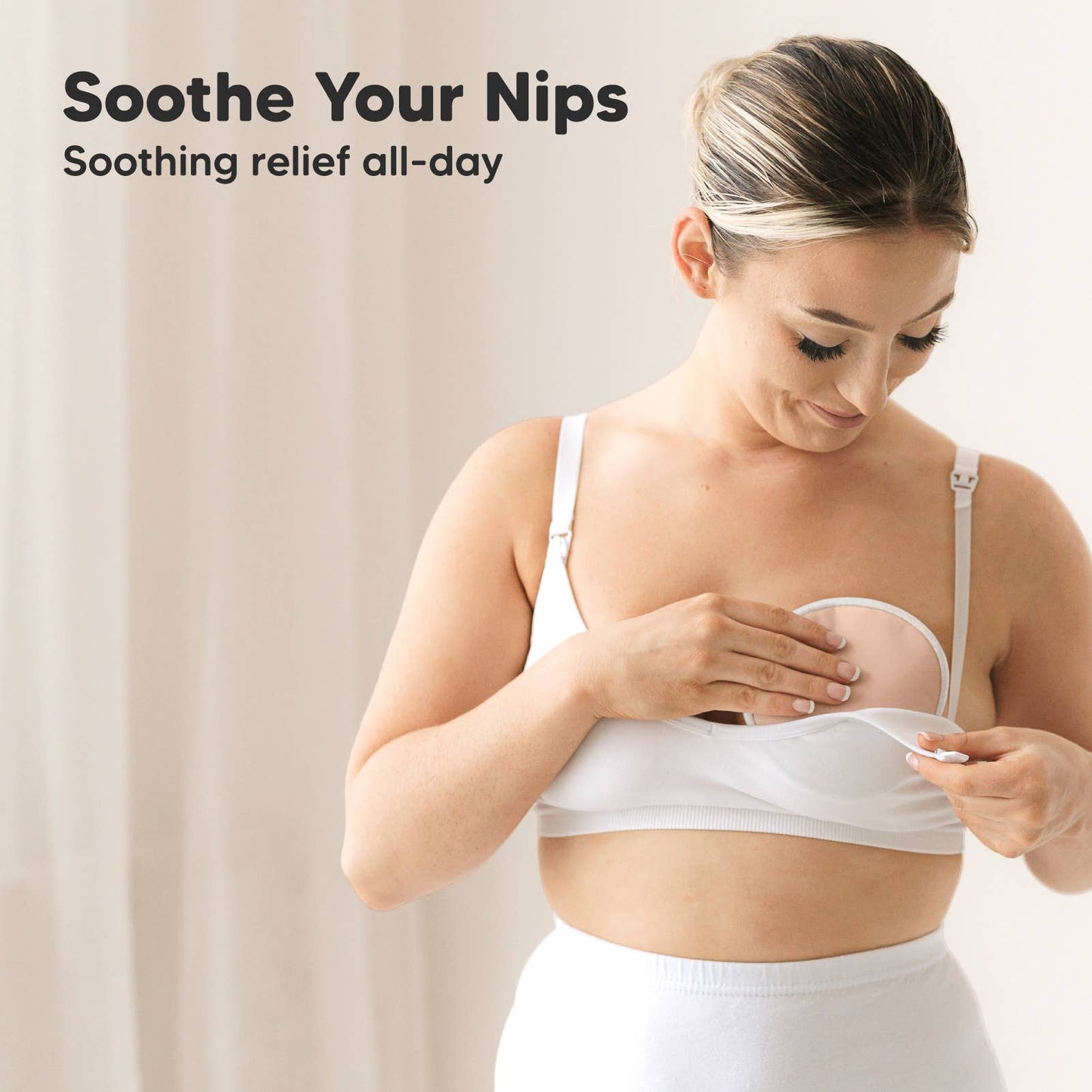 KeaBabies Soothe Reusable Nursing Pads for Breastfeeding: Lovelle / Large 4.8"