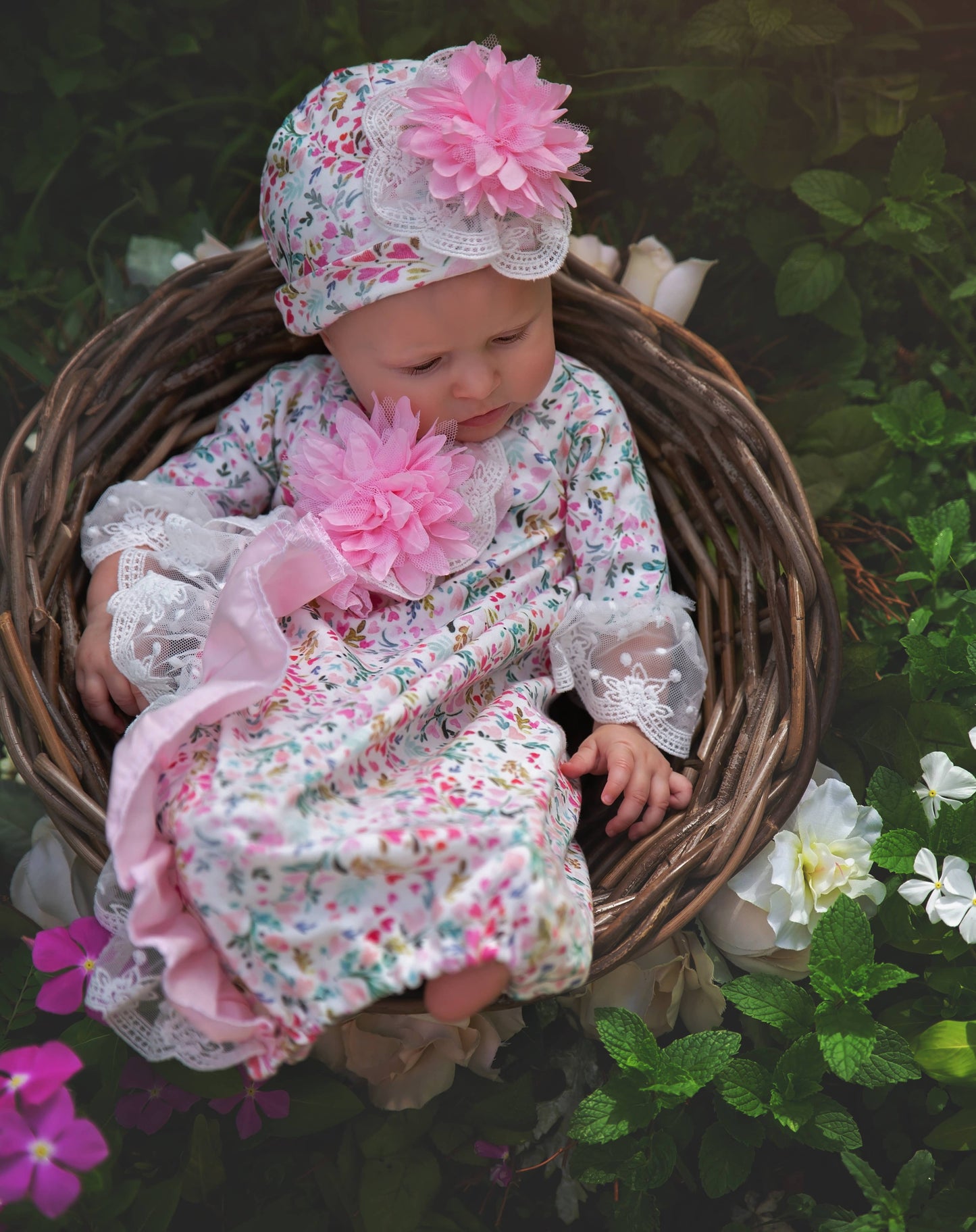 Haute Baby Pinkalicious Gown for Infants & Toddlers: 0/3M