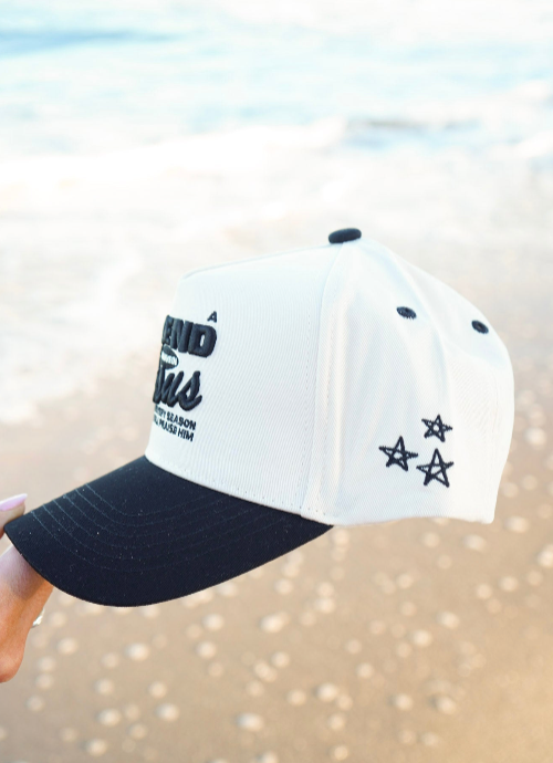 Friend in Jesus - Black Vintage Trucker Hat