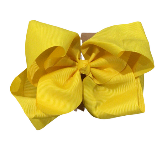 Yellow Large Bow