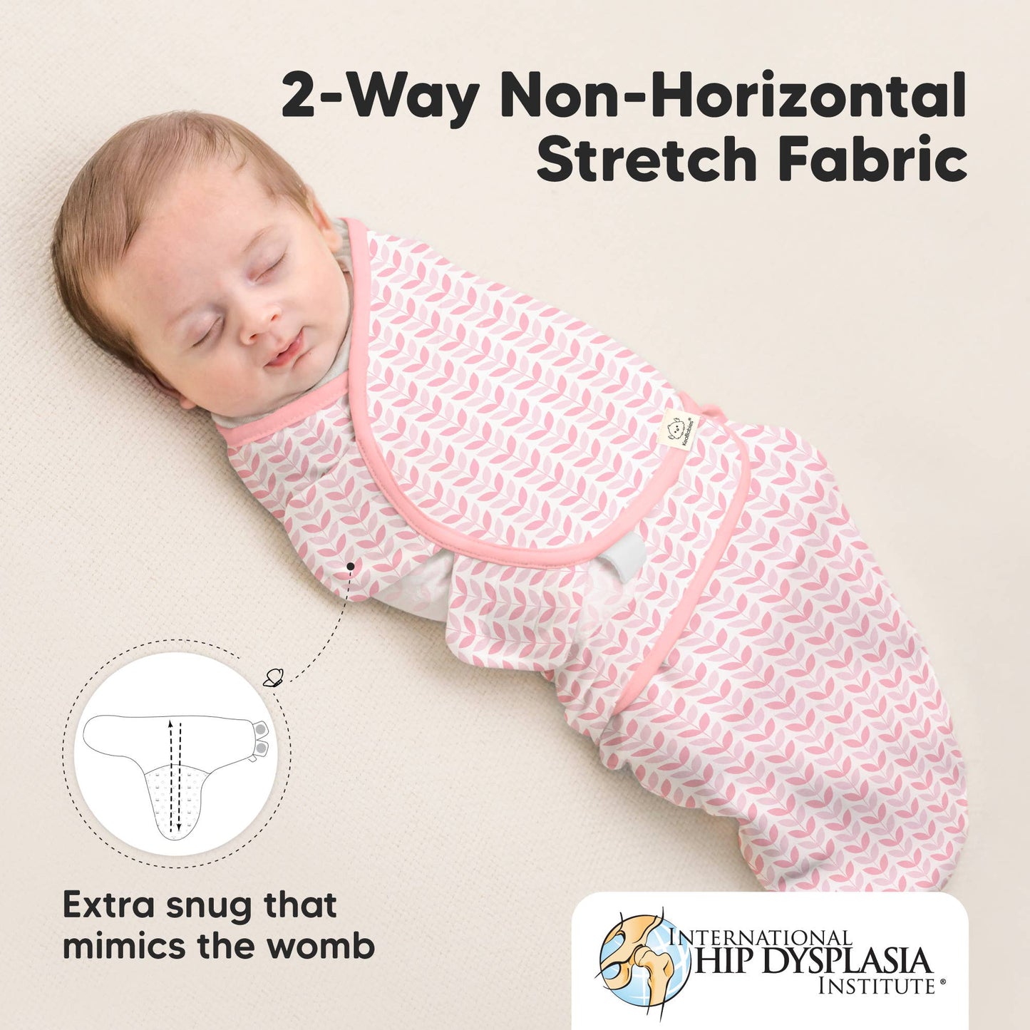 3pk Soothe Baby Swaddles 0-3 Months, Sleep Sack for Newborns: Blossom / OS 0-3M
