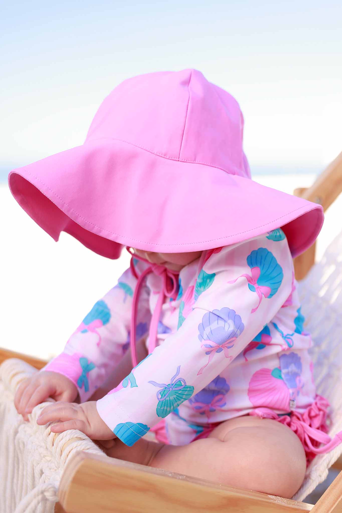 Solid Sun Hat | Pink Sweetie
