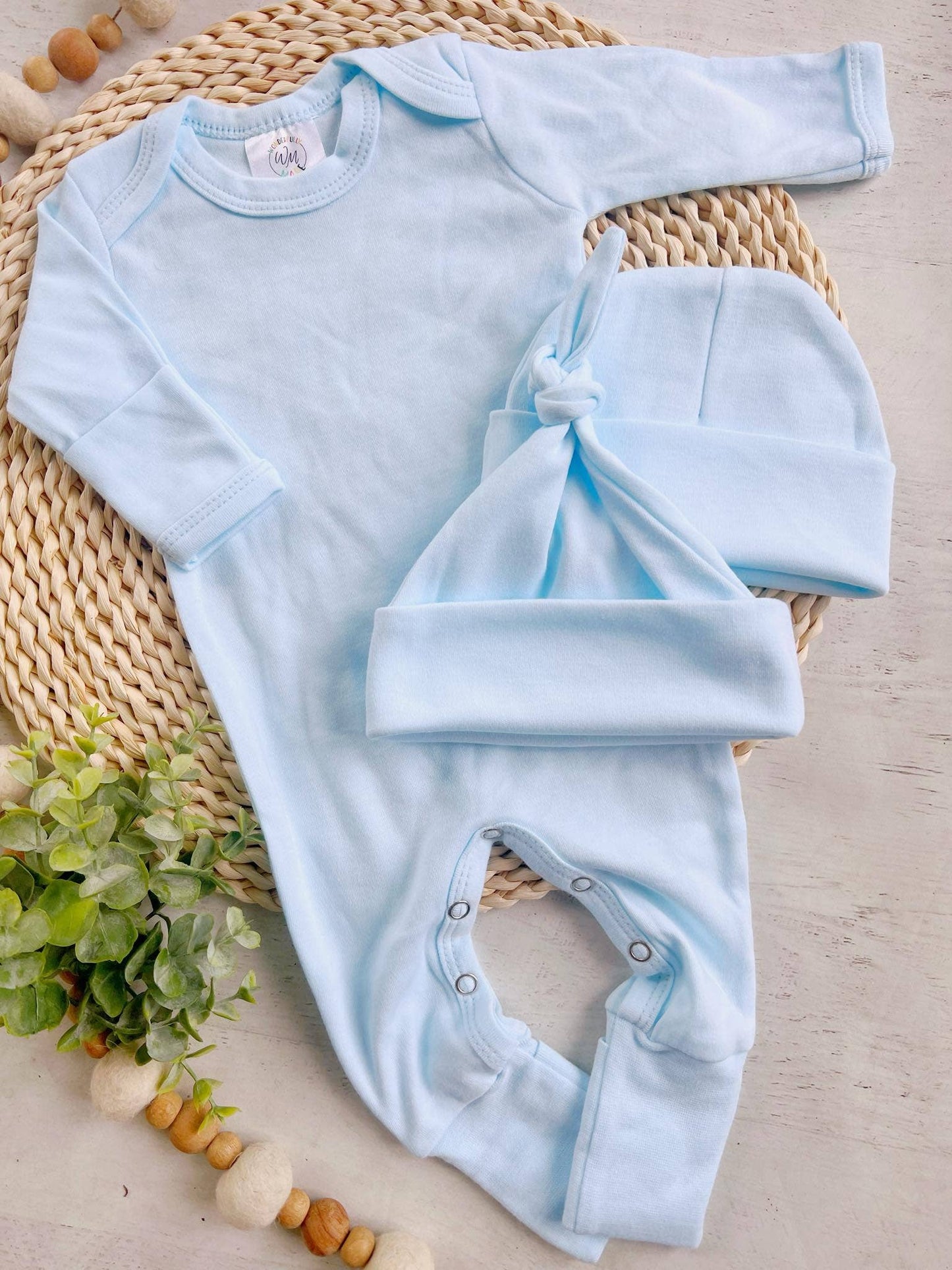 Baby Romper Blank - Solids Patterns: Light Pink
