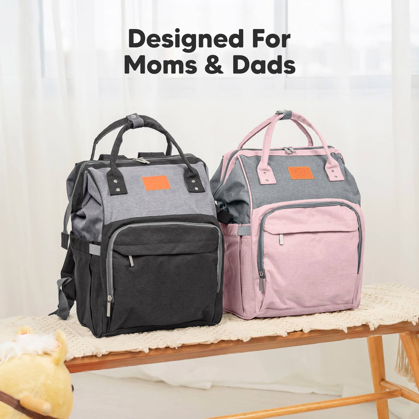 Original Diaper Bag Backpack, Baby Bags with Changing Pad: Graphite