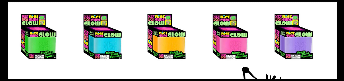 1 GLOW Nee Doh Nice Cube Ice Sugar Ball - Thick Glue/Gel